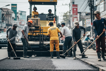 Artha Konstruksi: Kontraktor Aspal Jalan hotmix profesional & terpercaya di Jabodetabek & Jawa. Layanan lengkap aspal AC WC, AC BC, HRS, Laston, Prime Coat, Tack Coat. Hubungi Anwar: 0813-1711-6767.