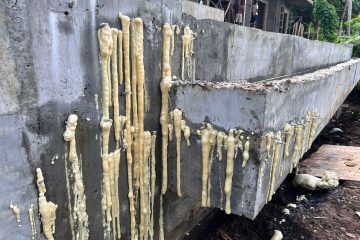 Artha Konstruksi spesialis jasa injeksi polyurethane (PU Foam) untuk atasi rembesan & kebocoran beton. Harga bersaing, hasil terjamin. Melayani Jabodetabek & Jawa. Hubungi Anwar: 0813-1711-6767.