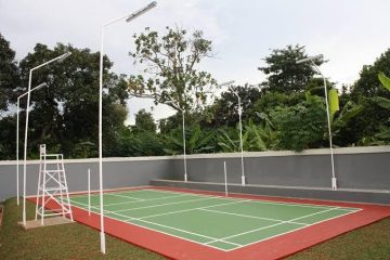 Artha Konstruksi menyediakan jasa renovasi cat lapangan profesional untuk basket, tenis, futsal, dan lainnya. Tingkatkan kualitas & tampilan lapangan Anda sekarang!
